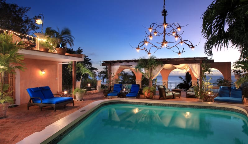 Little Arches-Pool-deck and Arches at Twilight